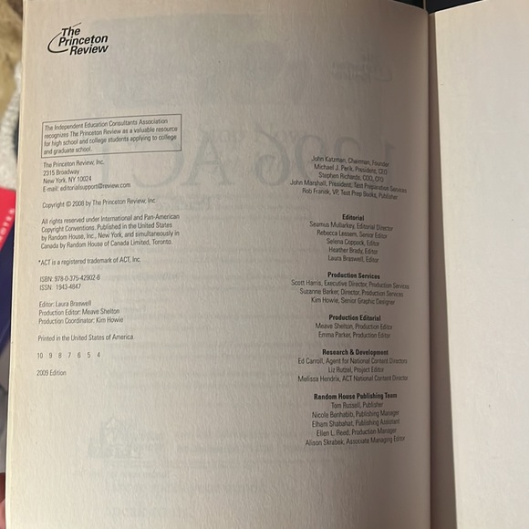 The Princeton Review 1,296 ACT Practice Questions - Picture 5 of 5